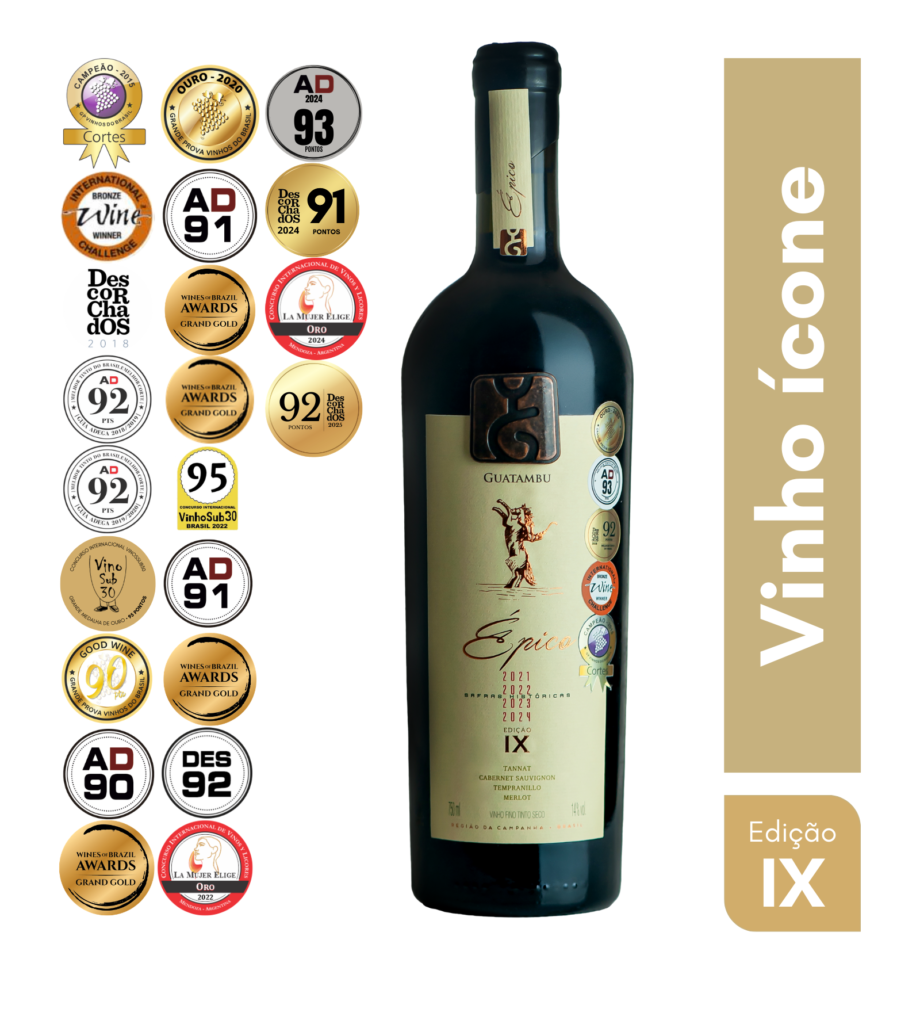 Vinho Épico IX | O Melhor Tinto do Brasil (Campanha Gaúcha) | Guatambu